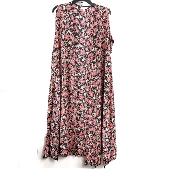 Lularoe cover up red white black Large - Picture 1 of 8